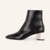 Off-White Biker Boots Damen, Schwarz