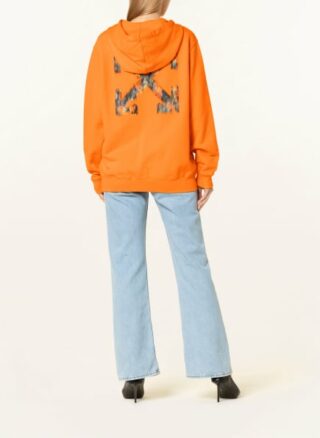 Off-White Hoodie Damen, Orange