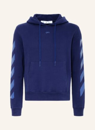 Off-White Hoodie Herren, Blau
