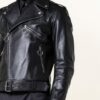 Off-White Lederjacke Herren, Schwarz