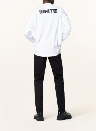 Off-White Longsleeve Herren, Weiß