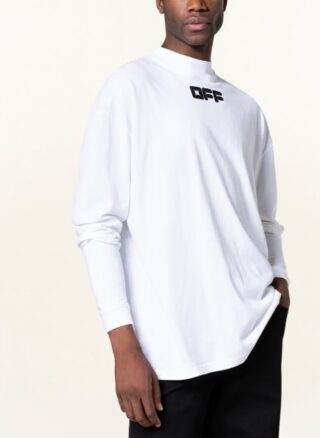 Off-White Longsleeve Herren, Weiß