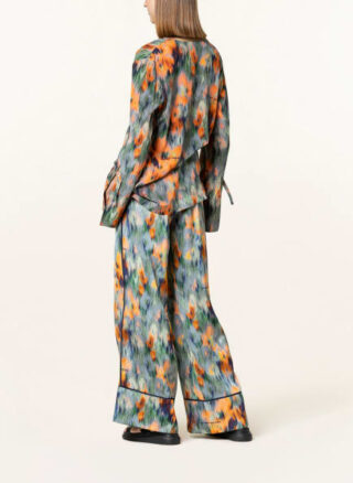 Off-White Seidenbluse Damen, Orange