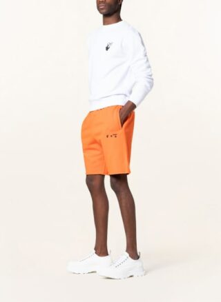 Off-White Shorts Herren, Orange