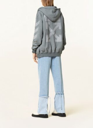 Off-White Sweatjacke Damen, Grau