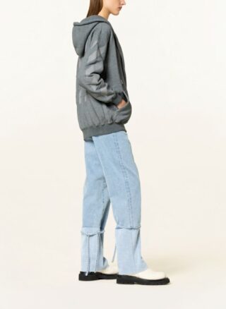 Off-White Sweatjacke Damen, Grau