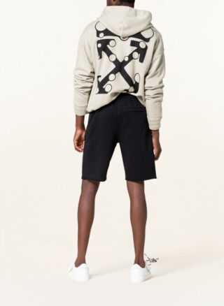 Off-White Sweatshorts Herren, Schwarz
