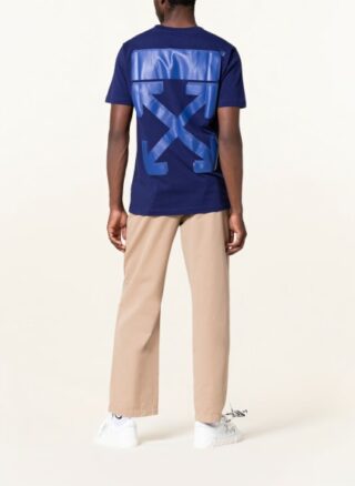 Off-White T-Shirt Herren, Blau