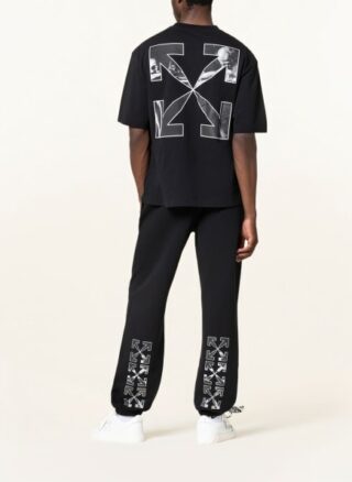 Off-White T-Shirt Herren, Schwarz
