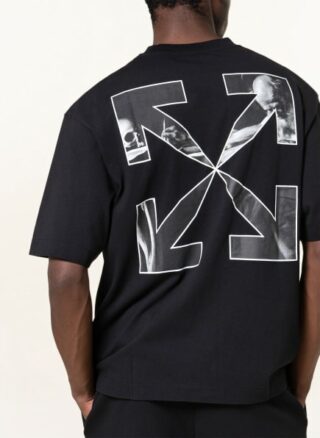 Off-White T-Shirt Herren, Schwarz