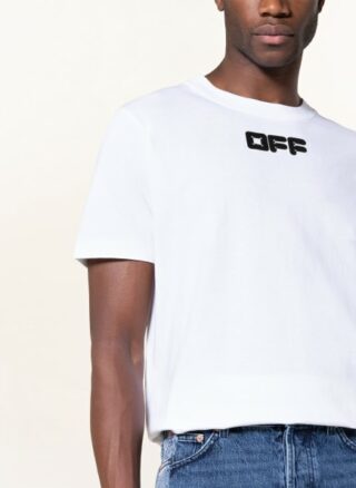 Off-White T-Shirt Herren, Weiß