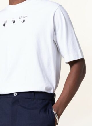 Off-White T-Shirt Herren, Weiß