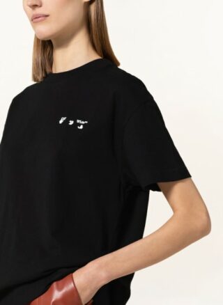 Off-White T-Shirts Damen, Schwarz