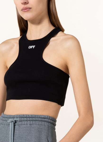 Off-White Top Damen, Schwarz Off-White Top Damen, Schwarz