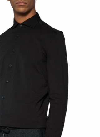 Olymp Level Five 24/7 Jerseyhemd Herren, Schwarz