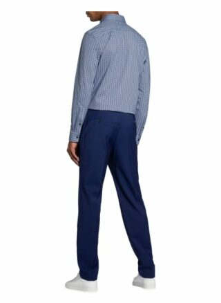 Olymp Luxor 24/7 Jerseyhemd Herren, Blau