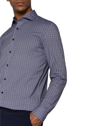 Olymp Luxor 24/7 Jerseyhemd Herren, Braun