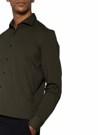 Olymp Luxor 24/7 Jerseyhemd Herren, Grün