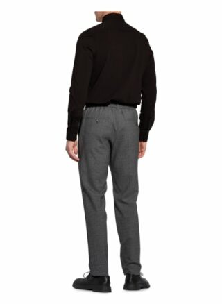 Olymp Luxor 24/7 Jerseyhemd Herren, Schwarz