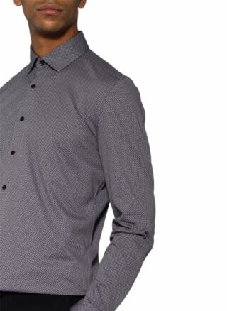 Olymp Luxor 24/7 Jerseyhemd Herren, Silber