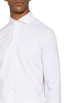 Olymp Luxor 24/7 Jerseyhemd Herren, Weiß