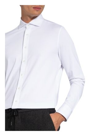 Olymp Luxor 24/7 Jerseyhemd Herren, Weiß
