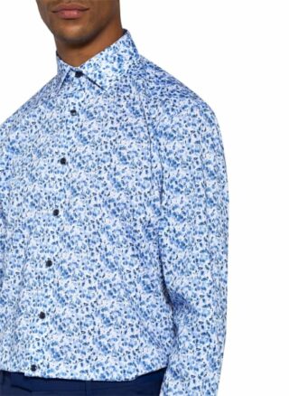 Olymp Luxor Business-Hemd Herren, Blau