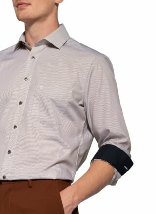 Olymp Luxor Business-Hemd Herren, Braun