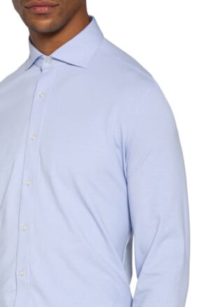 Olymp Luxor Jerseyhemd Herren, Blau