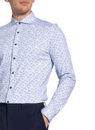 Olymp No. Six 24/7 Business-Hemd Herren, Blau