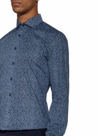 Olymp No. Six Business-Hemd Herren, Blau