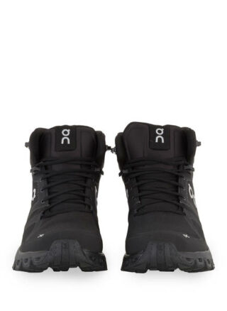 On Cloudrock Waterproof Wanderschuhe Damen, Schwarz