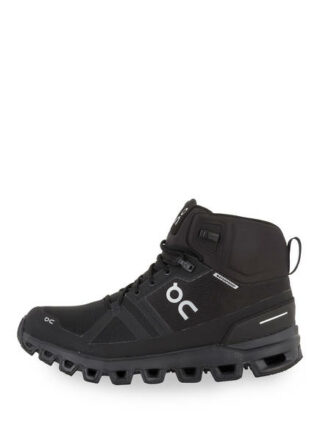 On Cloudrock Waterproof Wanderschuhe Damen, Schwarz