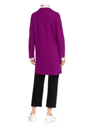 Oui Bouclé-Mantel Damen, Lila