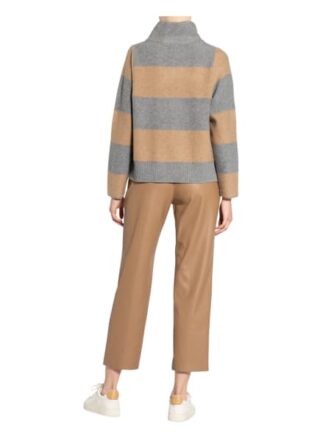 Oui Cashmere-Pullover Damen, Grau