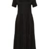 Oui Hängerkleid Damen, Schwarz