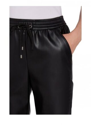 Oui Lederhose Damen, Schwarz