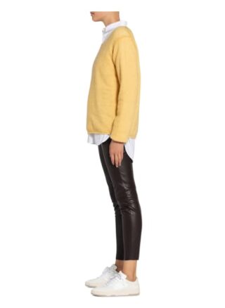 Oui Leggings Damen, Braun