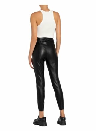Oui Leggings Damen, Schwarz