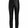 Oui Leggings Damen, Schwarz