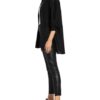 Oui Leggings Damen, Schwarz