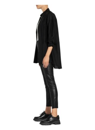 Oui Leggings Damen, Schwarz