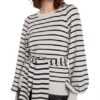 Oui Pullover Damen, Braun