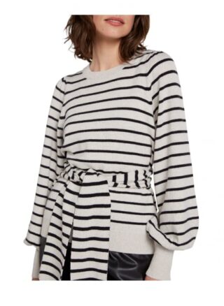 Oui Pullover Damen, Braun