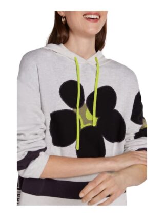 Oui Pullover Damen, Grau