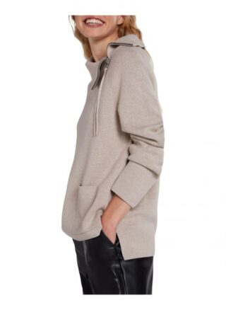 Oui Pullover Damen, Grau