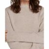 Oui Pullover Damen, Grau
