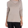 Oui Pullover Damen, Grau