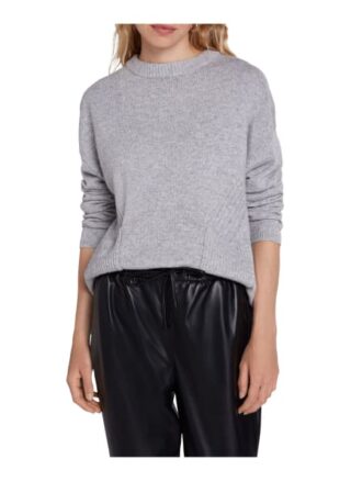 Oui Pullover Damen, Grau