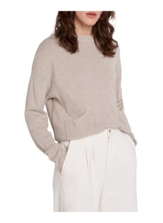 Oui Pullover Damen, Grau